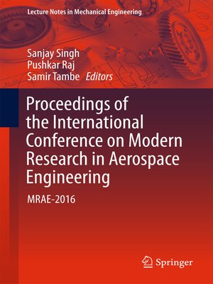 cover image of Proceedings of the International Conference on Modern Research in Aerospace Engineering